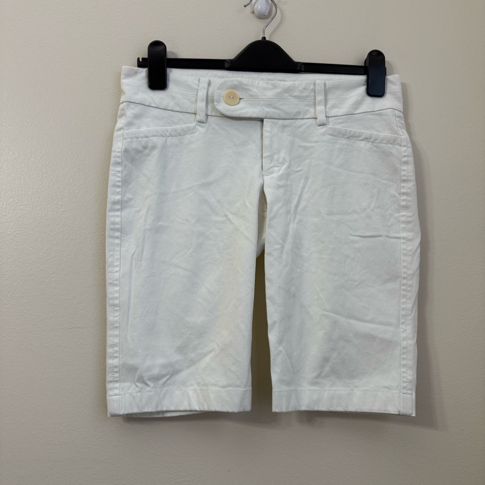 Lilly Pulitzer Vintage White Bermuda Shorts Size 4